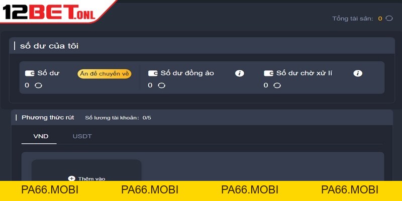 Rút Tiền 12BET - Hướng Dẫn Giao Dịch Công Khai, Minh Bạch Rút Tiền 12BET - Hướng Dẫn Giao Dịch Công Khai, Minh Bạch